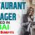 Restaurant Manager Required in Dubai