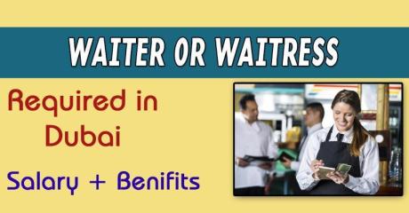 Waiter Or Waitress Required in Dubai