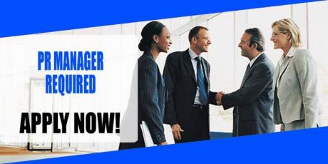 PR MANAGER REQUIRED IN DUBAI