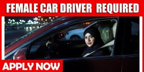 FEMALE CAR DRIVER REQUIRED IN DUBAI