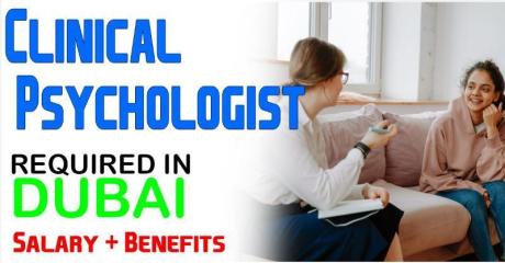 Clinical Psychologist Required in Dubai