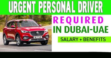 Urgent Personal Driver Required in Dubai