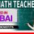 Math Teacher Required in Dubai