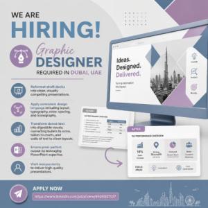 Graphic Designer Required in Dubai