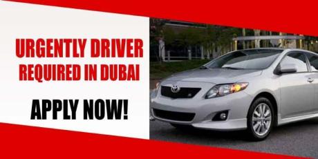 URGENTLY DRIVER REQUIRED IN DUBAI