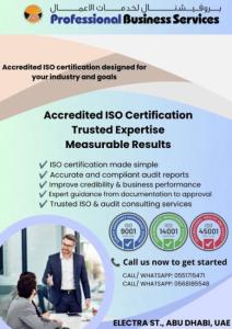 Accredited ISO Certification. Trusted Expertise. Measurable Results