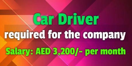 Car driver needed for the company