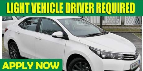 LIGHT VEHICLE DRIVER REQUIRED