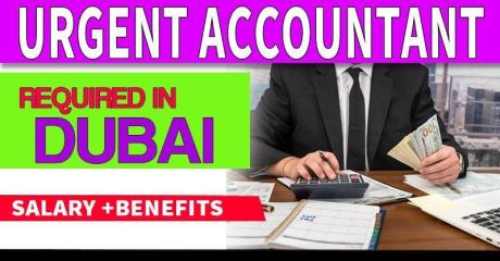 Urgent Accountant Required in Dubai