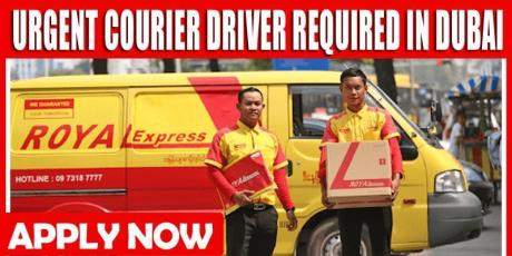 URGENT COURIER DRIVER REQUIRED IN DUBAI