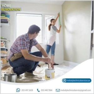 Home renovation services in Dubai | Gypsum Partition Work in UAE | Interior design