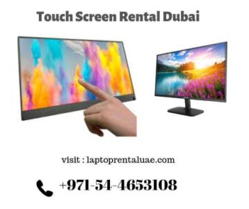 Large touch screen displays for rent  - Techno Edge Systems LLC