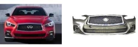 Nissan infiniti Q50 upgrade to 2014,2015,2016,2017,2018,2019,2020 complete Body Kit – front bumper