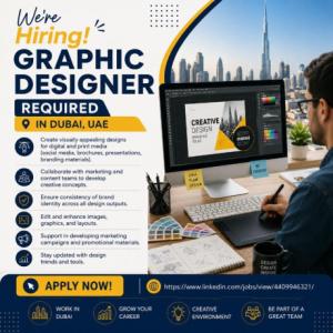 Graphic Designer Required in Dubai