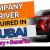 Company Driver Required in Dubai -