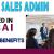 Sales Admin Required in Dubai