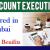 Account Executive Required in Dubai