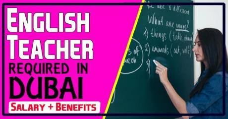 English Teacher Required in Dubai