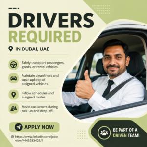 Drivers Required in Dubai