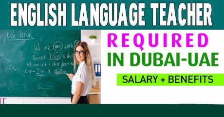 English Language Teacher Required in Dubai