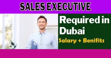 Sales Executive Required in Dubai
