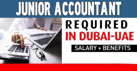 Junior Accountant Required in Dubai
