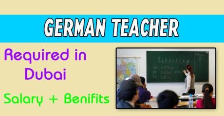 German Teacher Required in Dubai