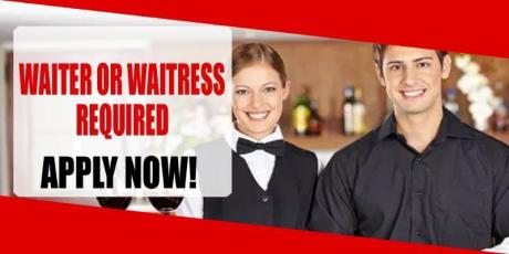 WAITER OR WAITRESS REQUIRED IN DUBAI