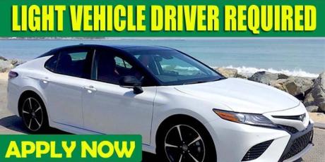 LIGHT VEHICLE DRIVER REQUIRED