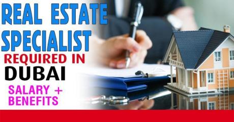 Real Estate Specialist Required in Dubai -