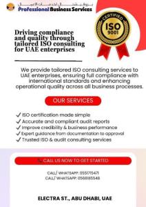 Driving compliance and quality through tailored ISO consulting for UAE enterprises
