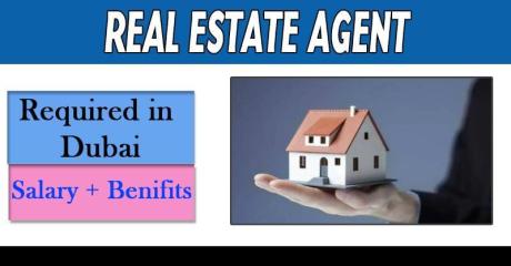 Real Estate Agent Required in Dubai