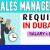 Sales Manager Required in Dubai