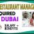 Restaurant Manager Required in Dubai