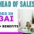 Head of Sales Required in Dubai