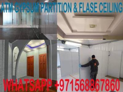 Office Gypsum Partition Work in Dubai Sharjah Umm All Quwain Ajman UAE