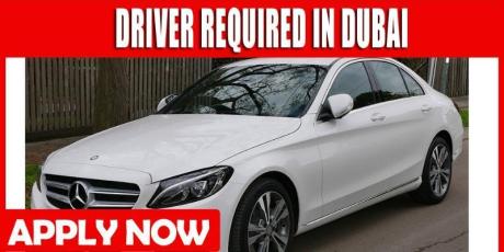 DRIVER REQUIRED IN DUBAI