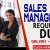 SALES MANAGER REQUIRED IN DUBAI