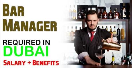 Bar Manager Required in Dubai