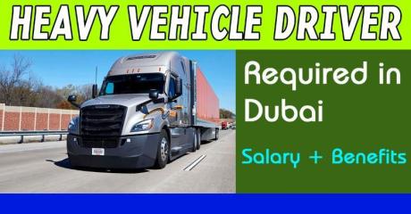 HEAVY VEHICLE DRIVER Required in Dubai