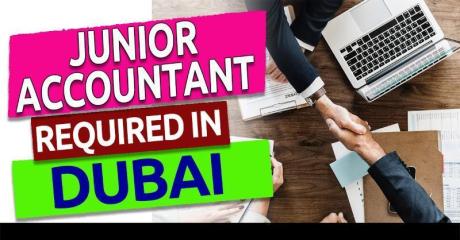 Junior Accountant Required in Dubai
