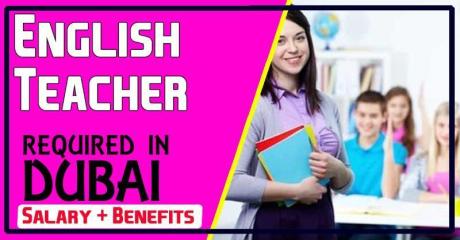 English Teacher Required in Dubai