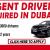 URGENT DRIVER REQUIRED IN DUBAI