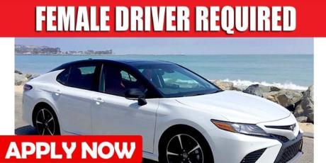 FEMALE DRIVER REQUIRED