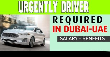 Urgently Driver Required in Dubai
