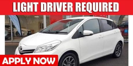 LIGHT DRIVER REQUIRED