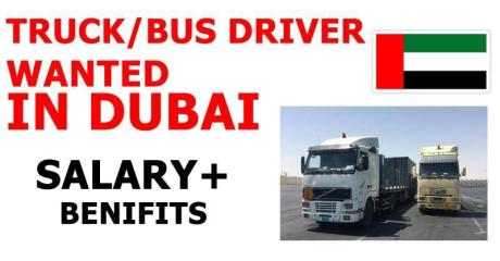 TRUCK-BUS DRIVER WANTED IN DUBAI