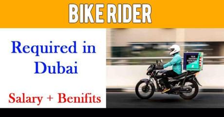 Bike Rider Required in Dubai