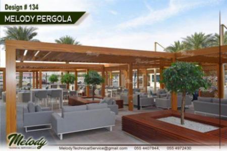 Wooden Pergola | Seating Area Pergola | Pergola Suppliers in UAE