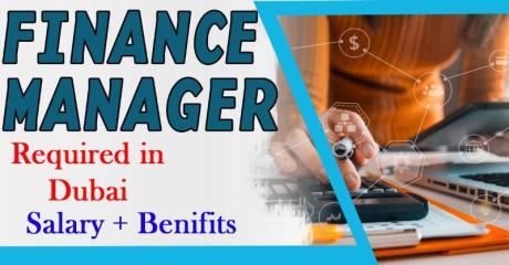 Finance Manager Required in Dubai